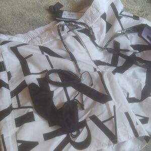 New Armani Exchange A/X S-88 Boxer Beachwear Swimsuit w/Armani style Sunglasses